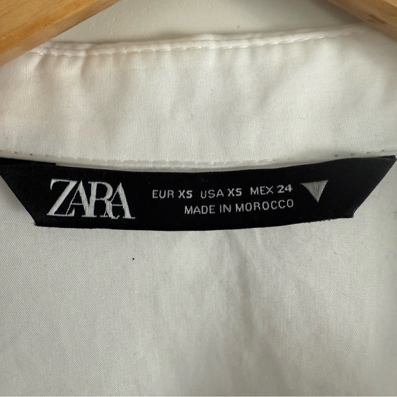 Zara long sleeve corset top in white Size: XS - Picture 4 of 4